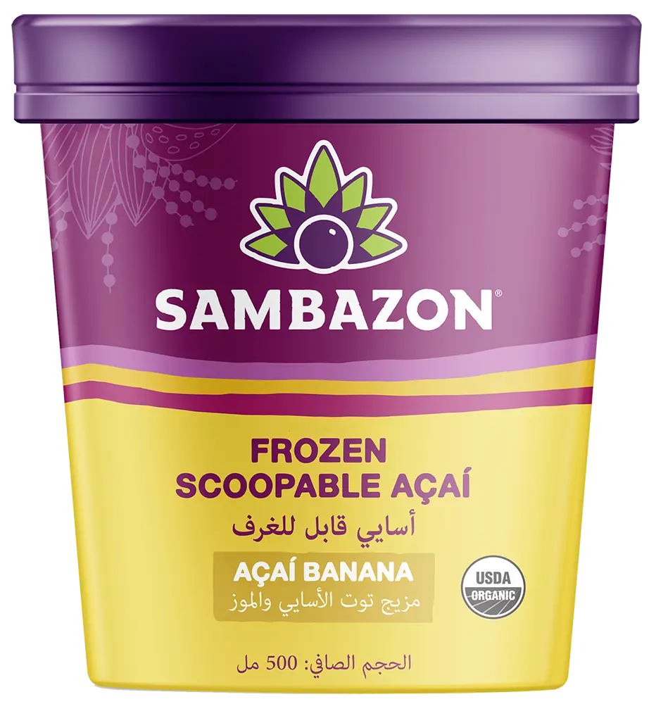 Frozen Scoopable Açaí with Banana