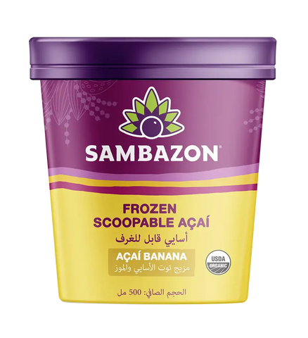 Frozen Scoopable Açaí with Banana