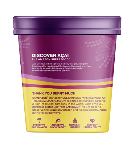 Frozen Scoopable Açaí with Banana