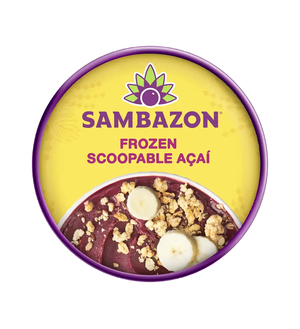 Frozen Scoopable Açaí with Banana