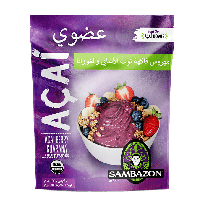 مزيج أصلي من حزم الأكاي المجمدة