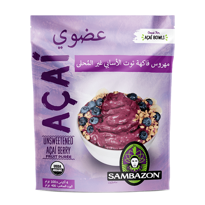 Pure Unsweetened Frozen Açaí Packets